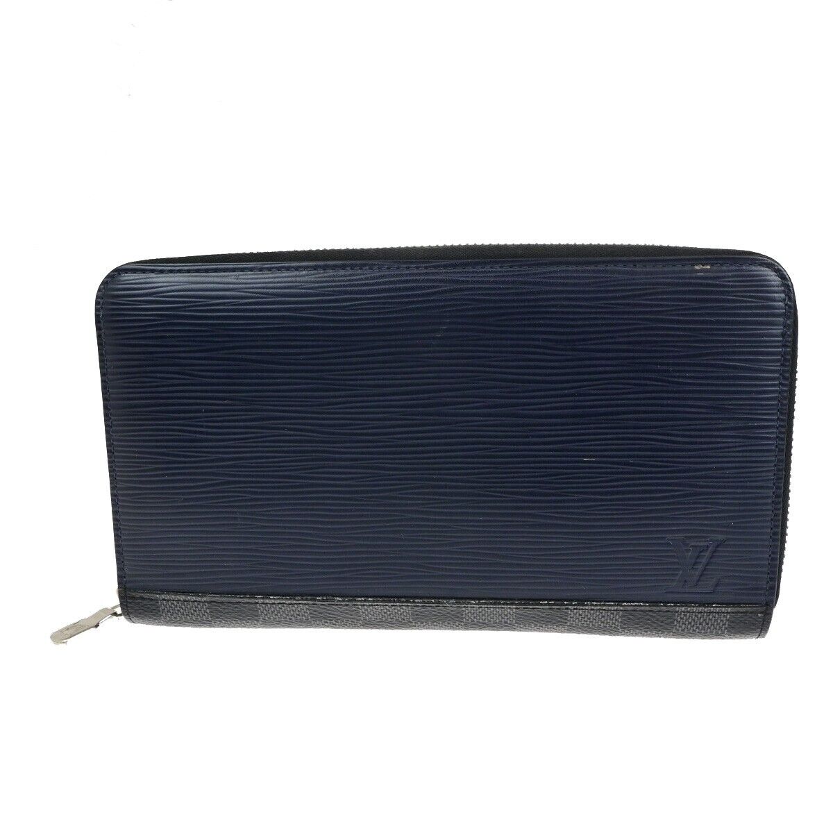LOUIS VUITTON Zippy Organizer Wallet Epi Damier Graphite Leather M68227 81KA507