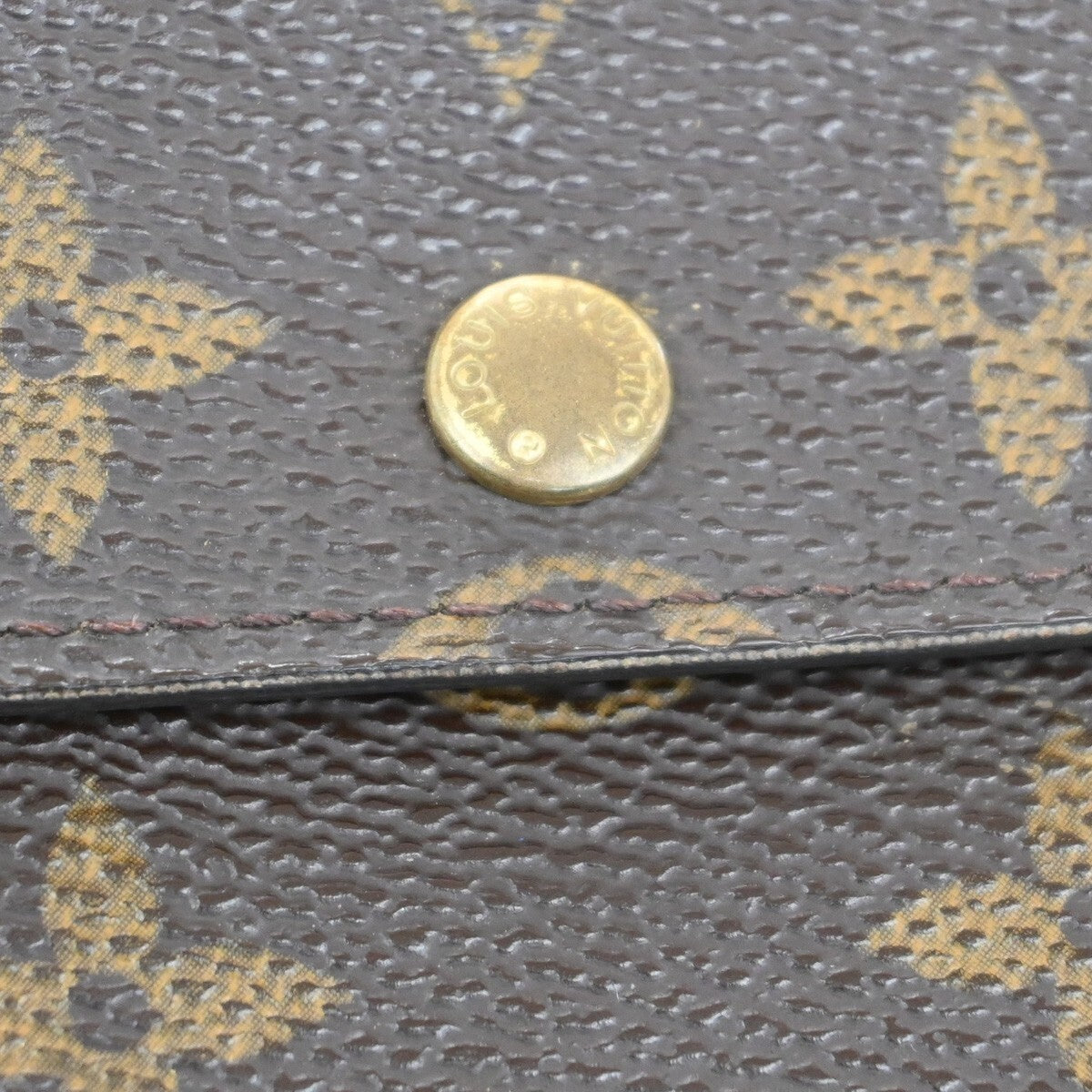 LOUIS VUITTON Porte Monnaie Credit Long Wallet Monogram Leather M61725 04EE178
