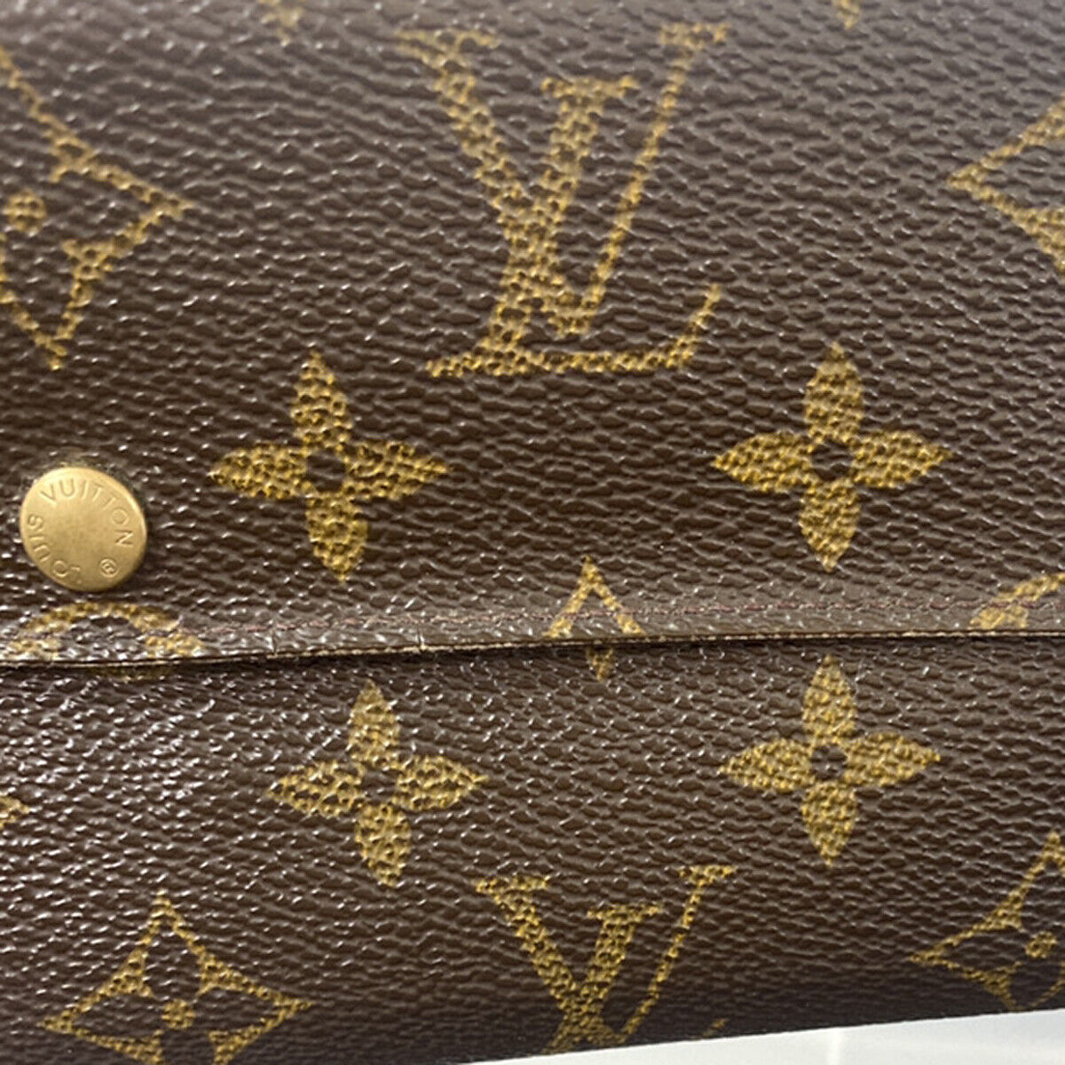 LOUIS VUITTON Porte Monnaie Credit Long Wallet Monogram Leather M61725 09YE961