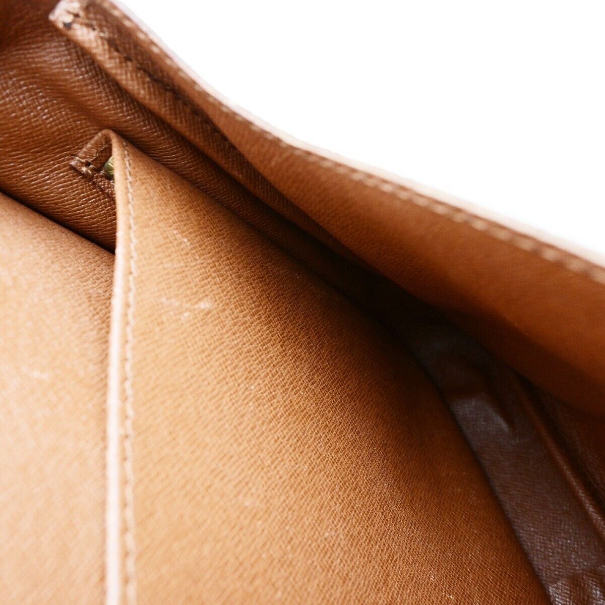 LOUIS VUITTON Cartouchiere GM Shoulder Bag Monogram Leather Brown M51252 67EC980