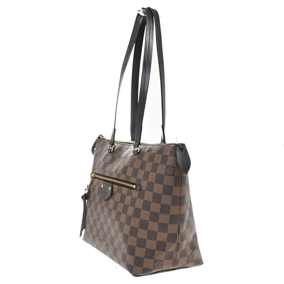 LOUIS VUITTON LV Iena PM Shoulder Bag Damier Ebene Leather Brown N41012 23EG094