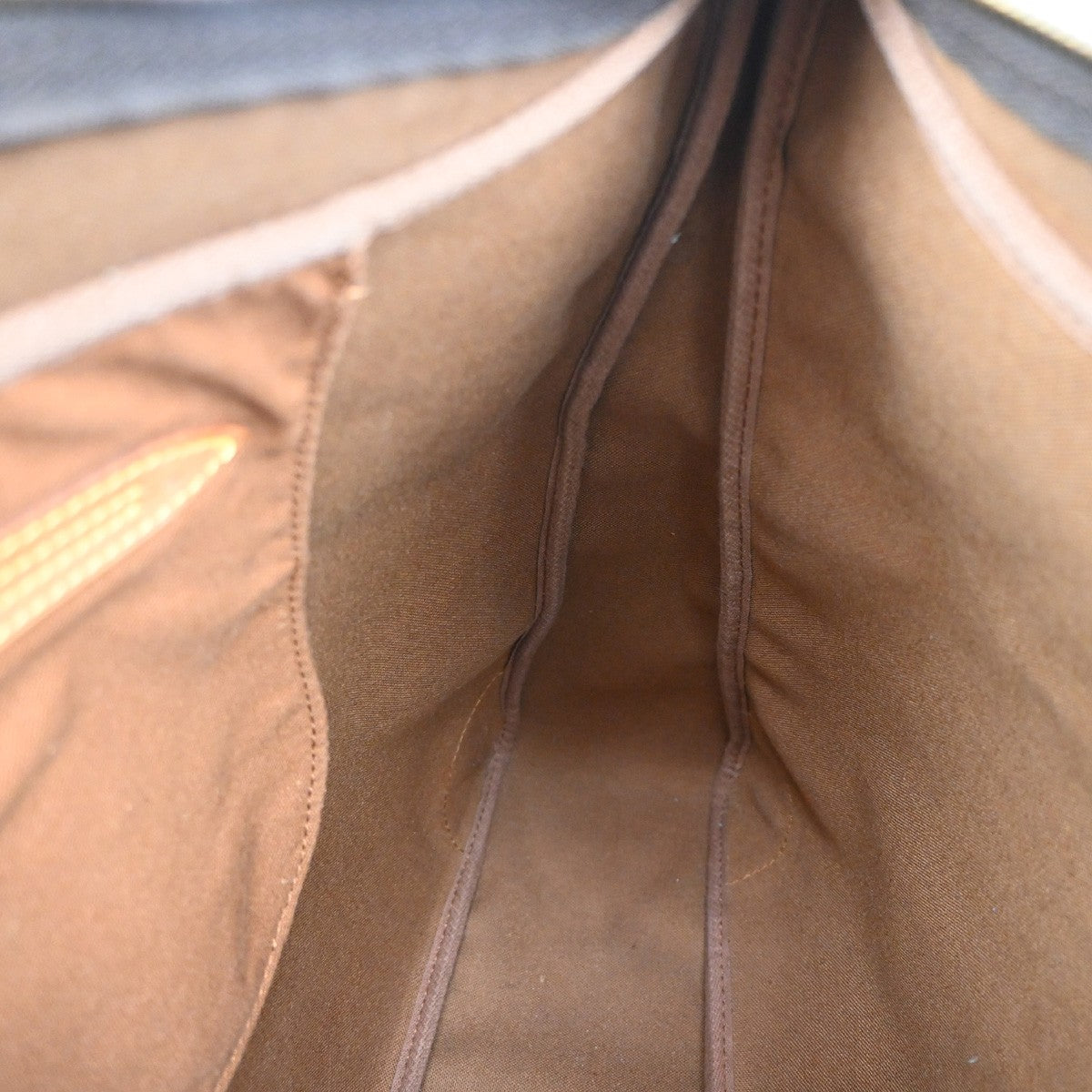 LOUIS VUITTON Promenade Shoulder Bag Monogram Leather Brown M51114 32YH377