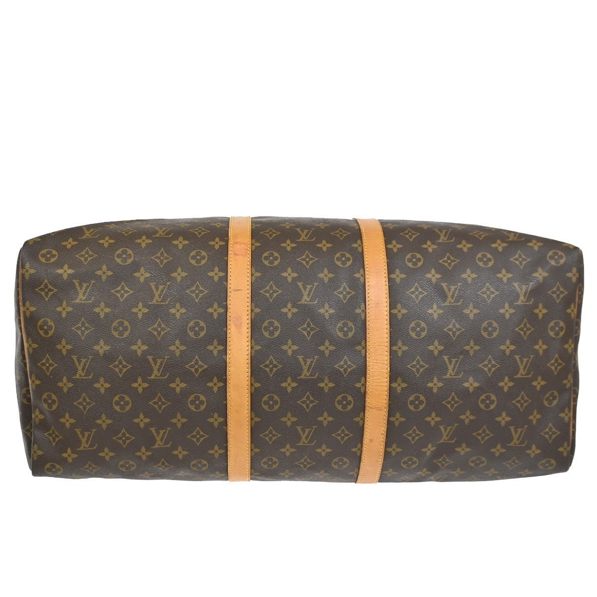 LOUIS VUITTON Keepall 60 Travel Hand Bag Monogram Leather Brown M41422 11TA351