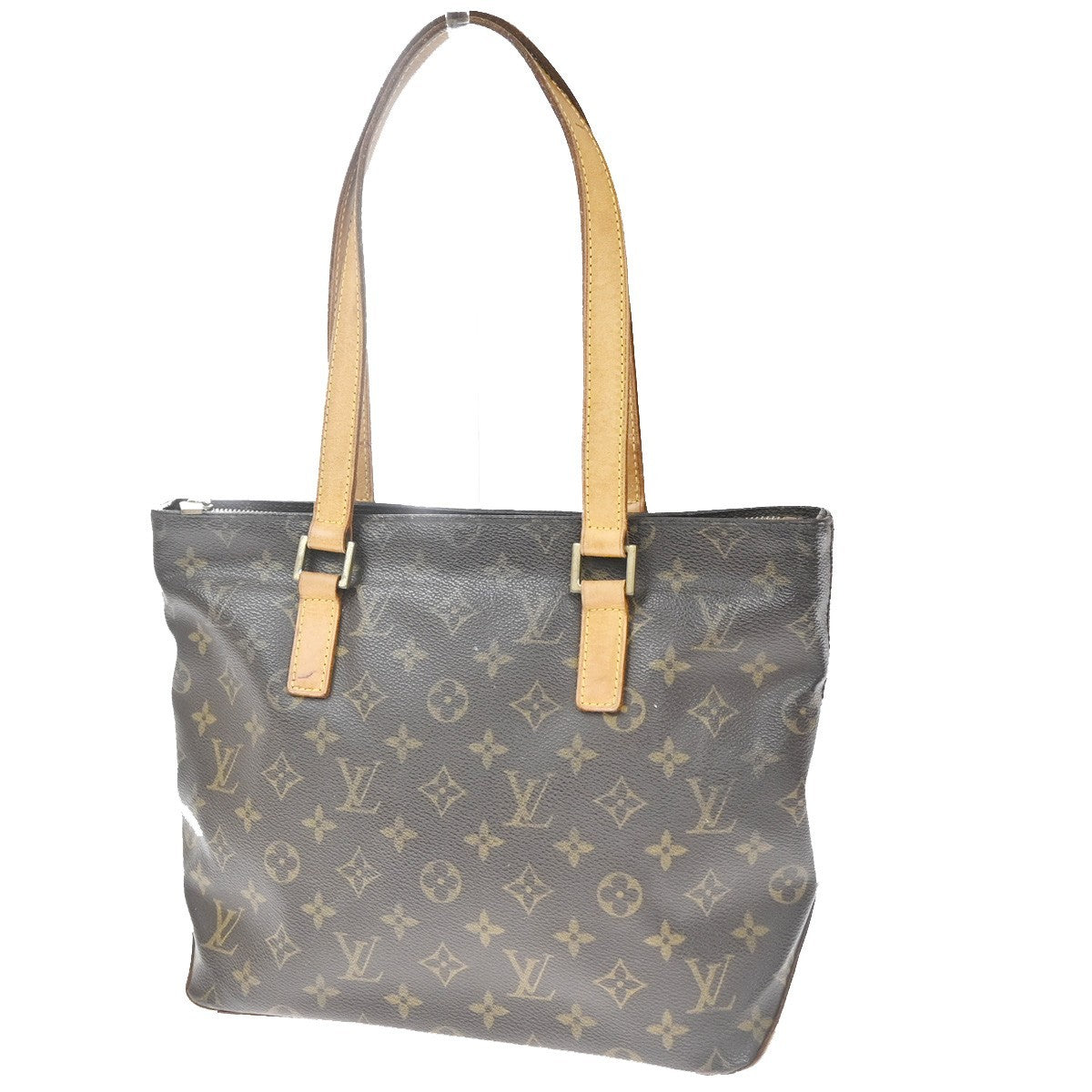 LOUIS VUITTON Cabas Piano Shoulder Bag Monogram Leather Brown USA M51148 82CA802