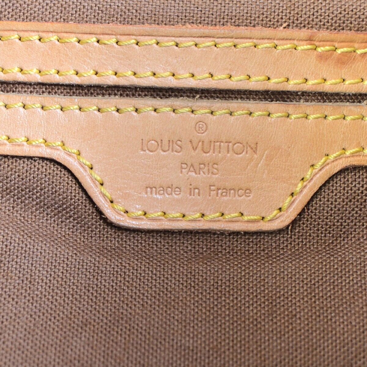 LOUIS VUITTON Montsouris GM Backpack Bag Monogram Leather Brown M51135 70FB218