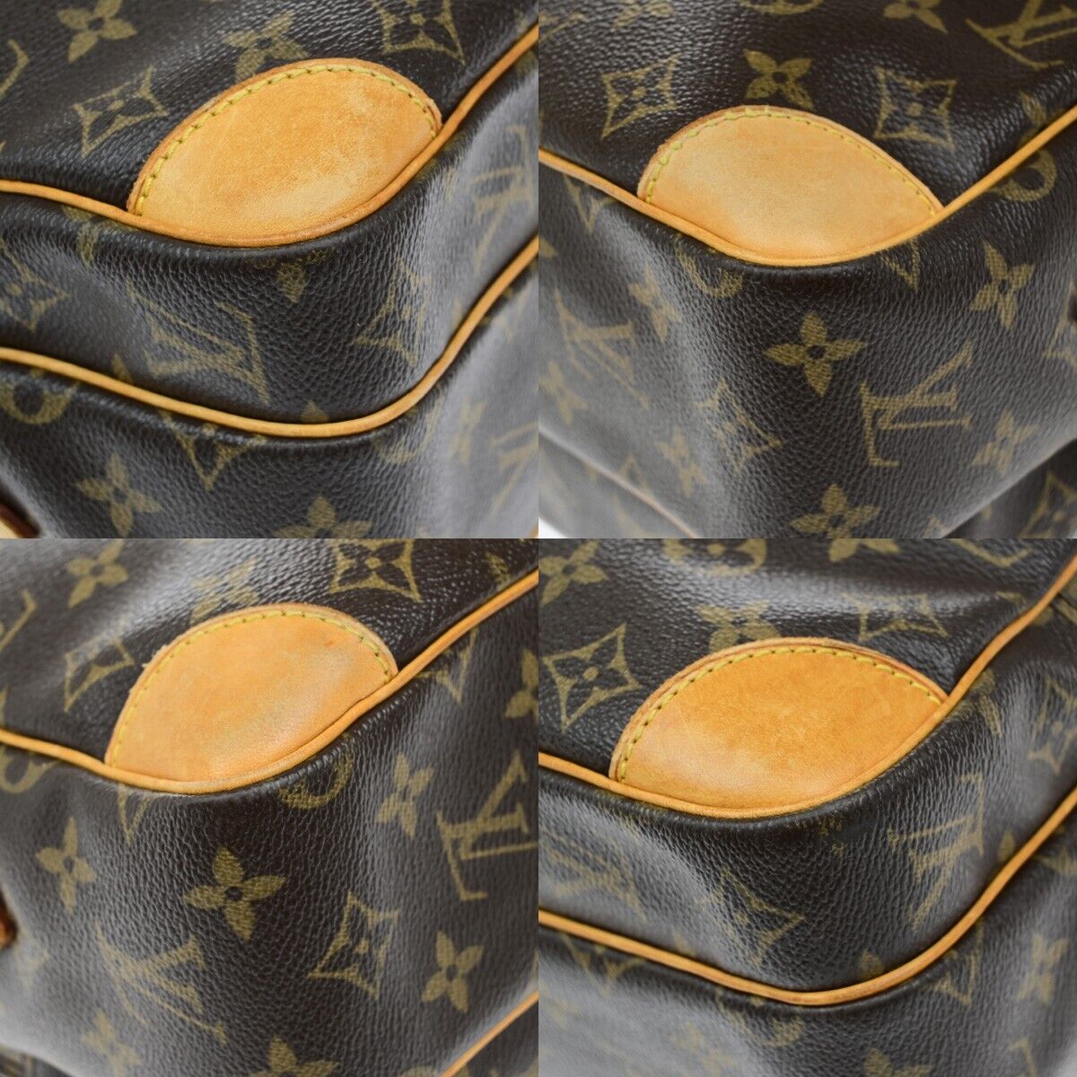 LOUIS VUITTON Nile Crossbody Shoulder Bag Monogram Leather Brown M45244 65ED954