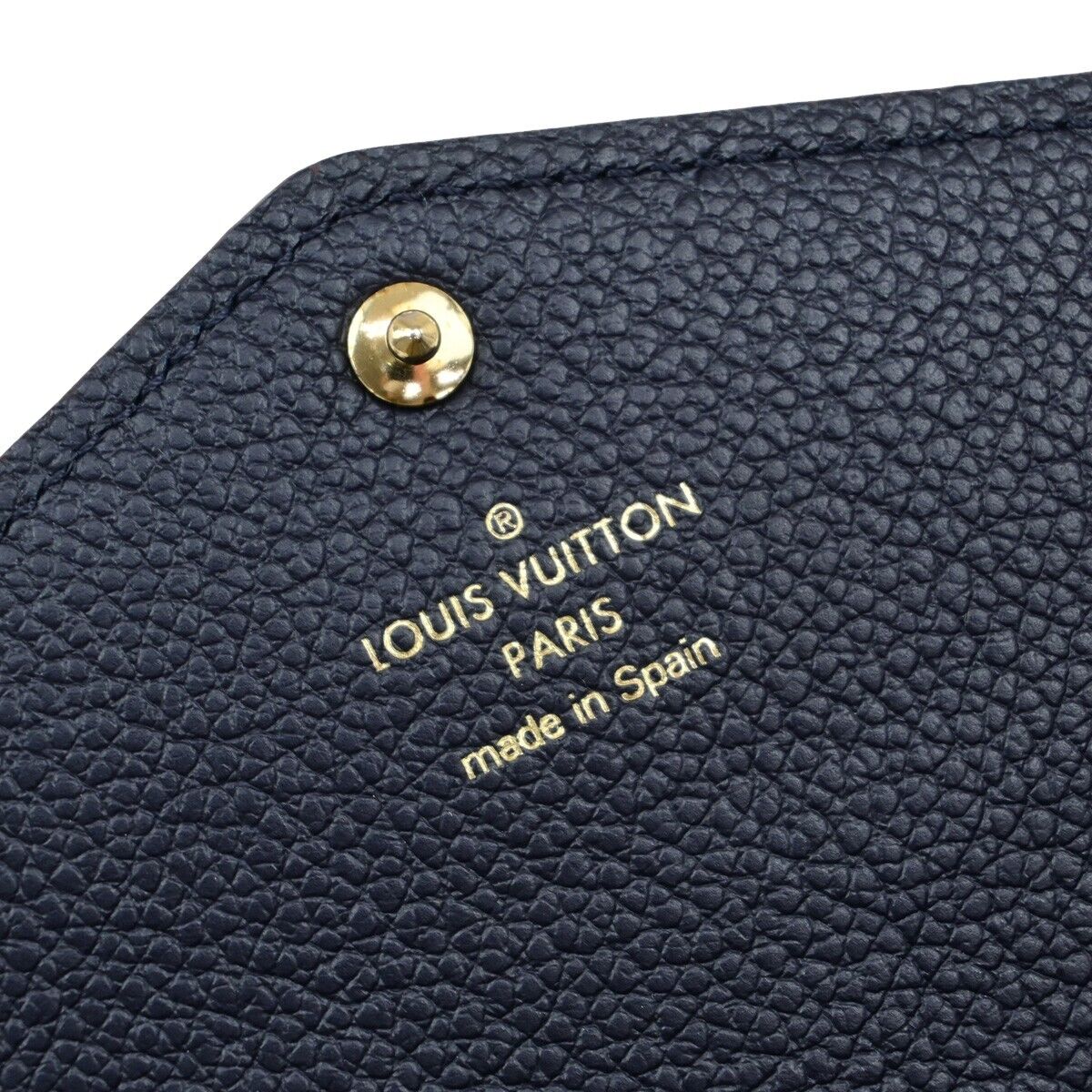 LOUIS VUITTON Portefeuille Sarah Wallet Monogram Empreinte Blue M62125 35EE082