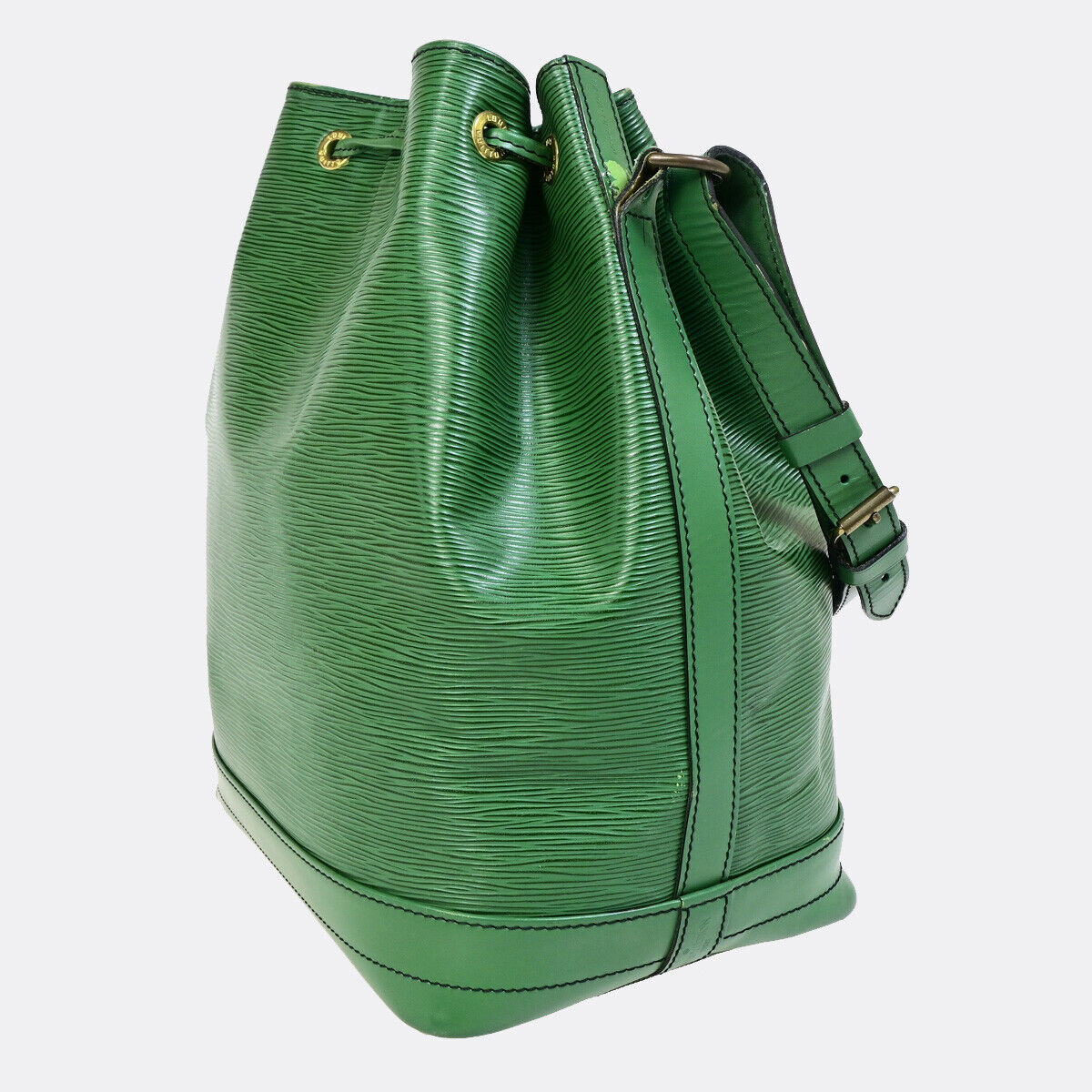 LOUIS VUITTON LV Noe GM Drawstring Shoulder Bag Epi Leather Green M44004 65YF850