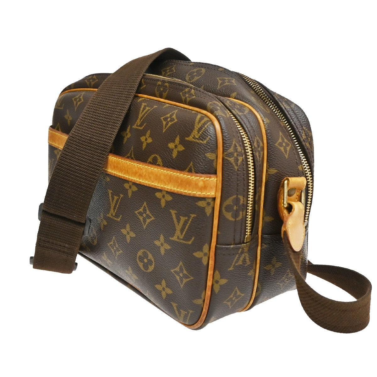 LOUIS VUITTON Reporter PM Crossbody Shoulder Bag Monogram Leather M45254 82TA103