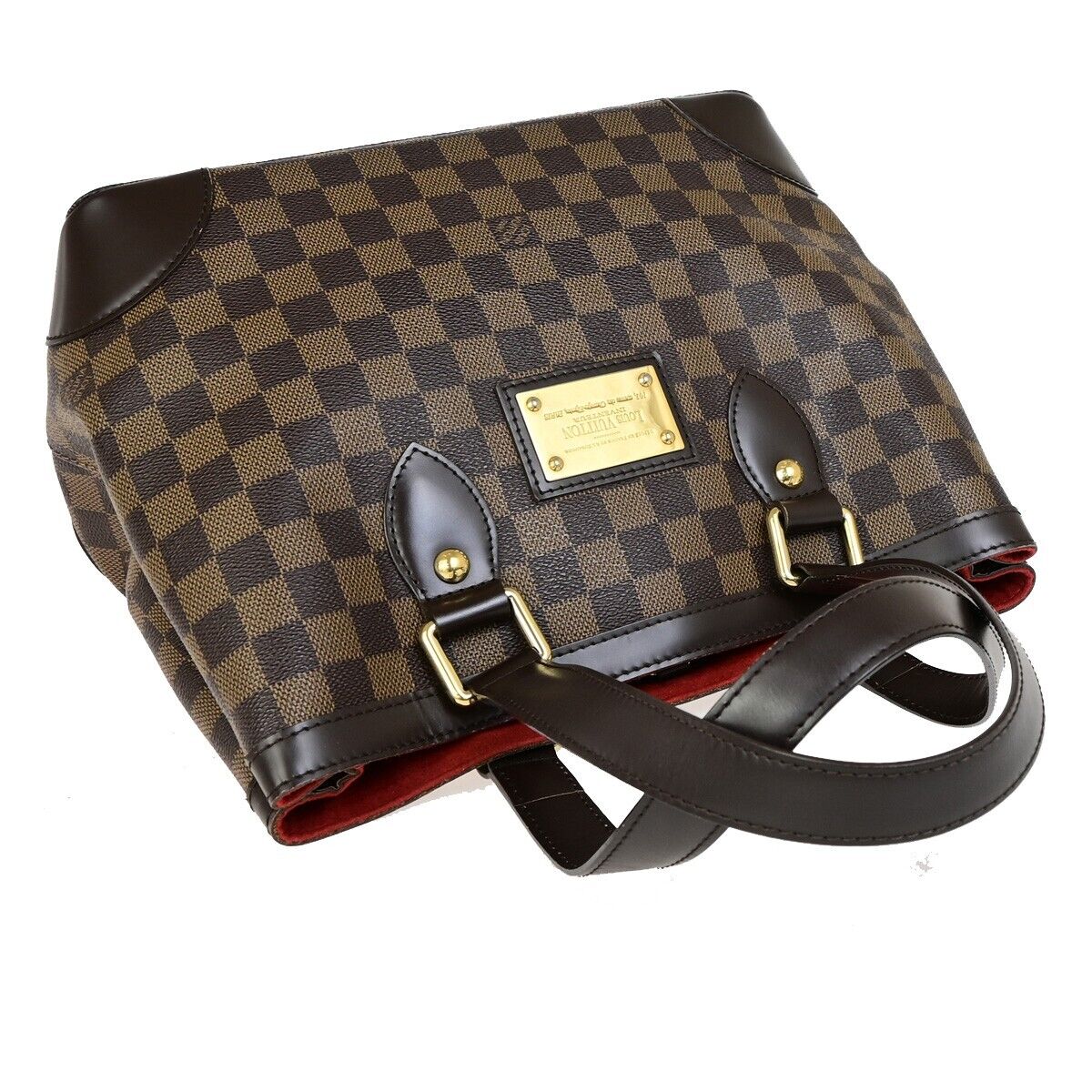 LOUIS VUITTON Hampstead PM Shoulder Bag Damier Ebene Leather BN N51205 53FB260