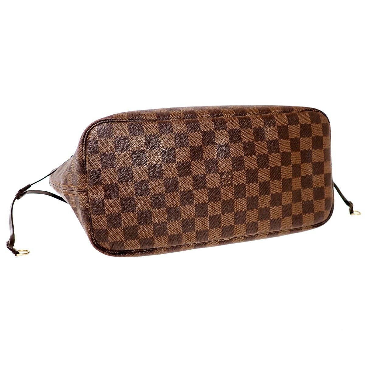 LOUIS VUITTON Neverfull MM Shoulder Bag Damier Ebene Leather BN N41358 686RH759