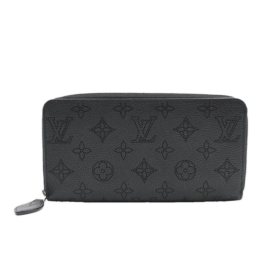 LOUIS VUITTON Zippy Long Wallet Purse Monogram Mahina Leather BK M61867 14HB940