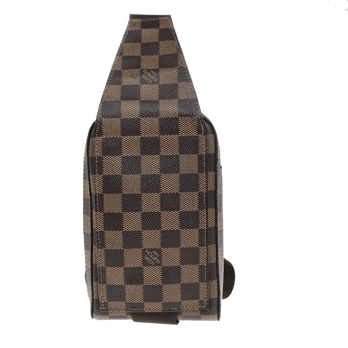 LOUIS VUITTON Geronimos Bum Body Bag Damier Ebene Leather Brown N51994 11ED032