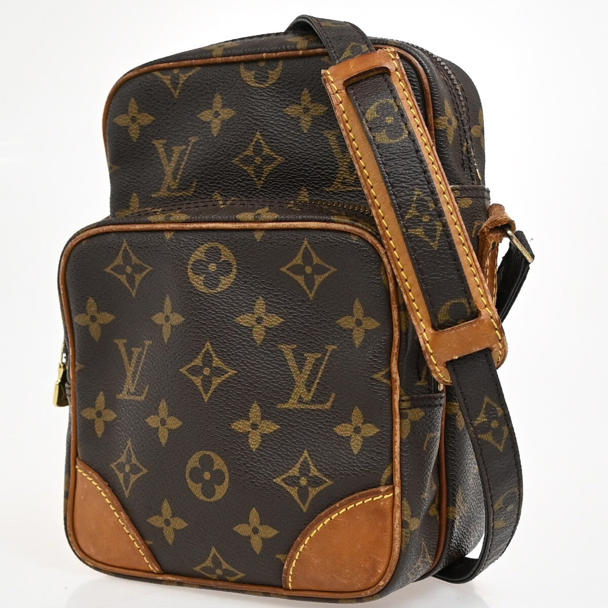 LOUIS VUITTON Amazon Crossbody Shoulder Bag Monogram Leather BN M45236 69EE168