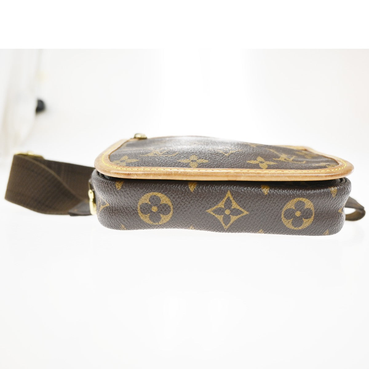 LOUIS VUITTON Bum Bag Bosphore Monogram Leather Canvas Brown M40108 70TA559