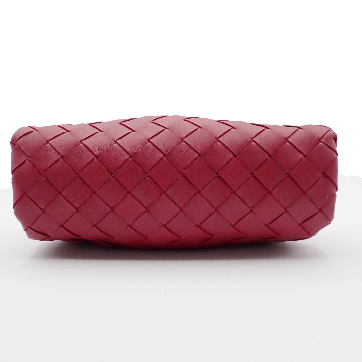 BOTTEGA VENETA Logo Intrecciato Mini Shoulder Bag Leather Pink Italy 93RF473