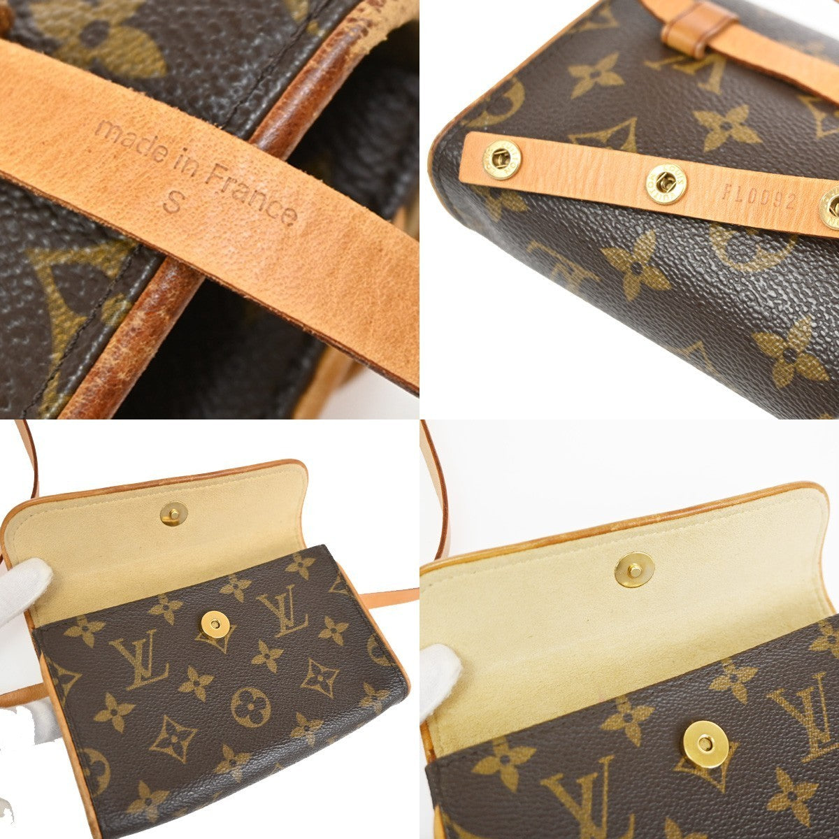 LOUIS VUITTON Pochette Florentine Bum Bag #S Monogram Leather BN M51855 82KD158
