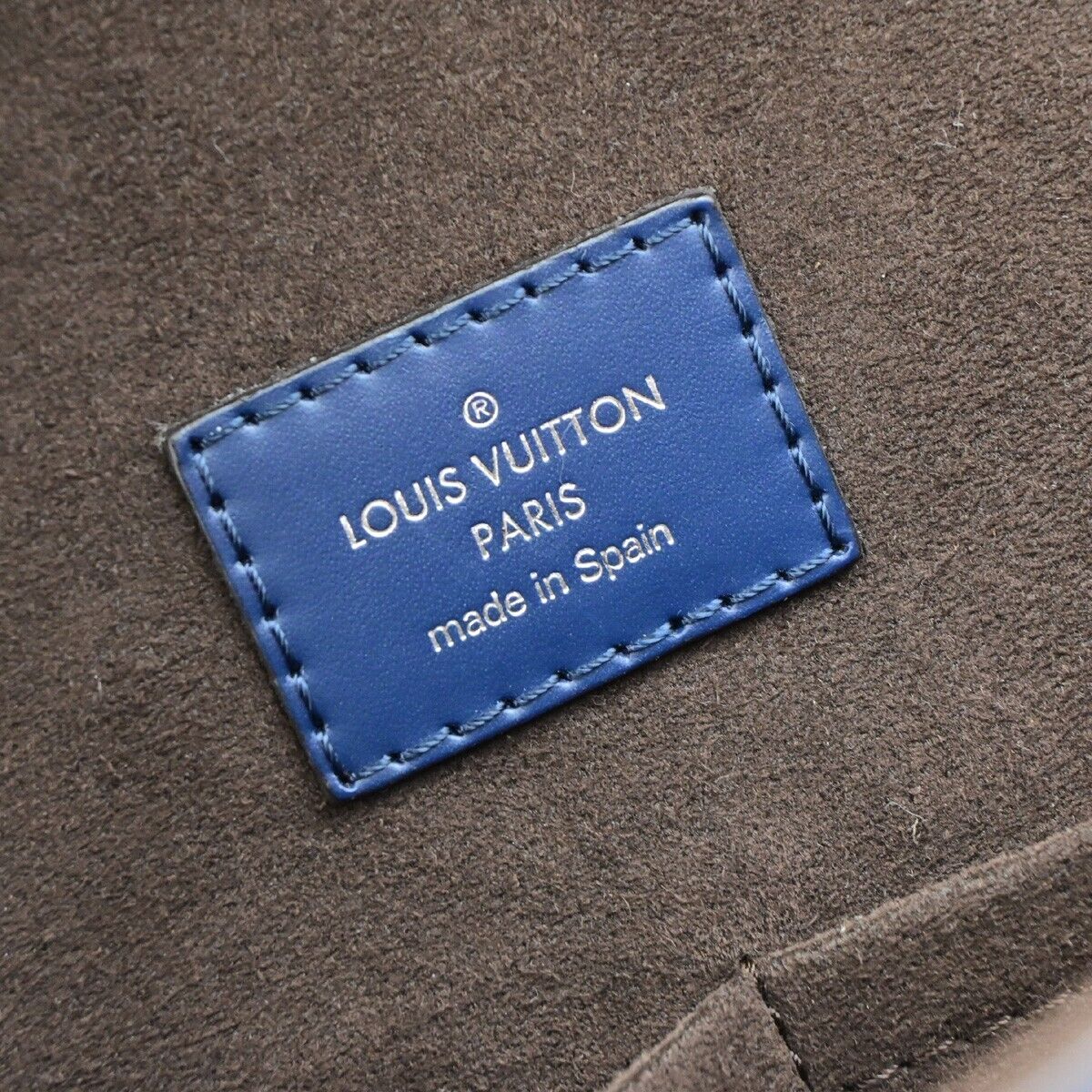 LOUIS VUITTON LV Cluny 2Way Shoulder Hand Bag Epi Leather Blue M41299 28ED053