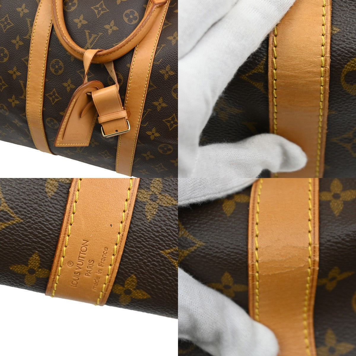 LOUIS VUITTON Keepall Bandouliere 55 Travel Hand Bag Monogram BN M41414 57KB816