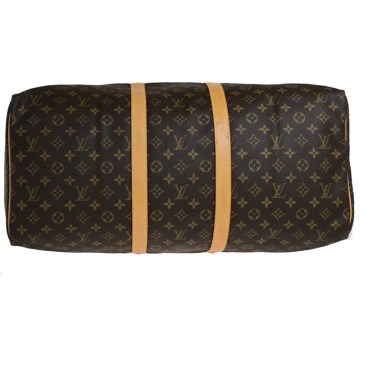 LOUIS VUITTON Keepall 55 Travel Hand Bag Monogram Leather Brown M41424 20RK831