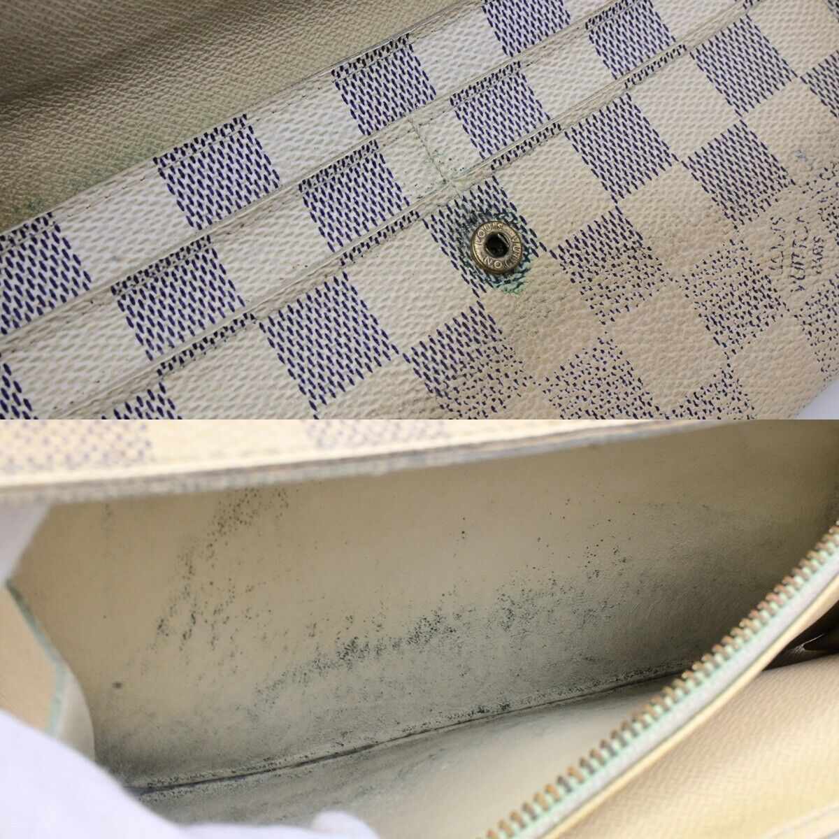 LOUIS VUITTON 4 Set Wallet Phone Key Case Monogram Epi  Damier Azur 60KA467