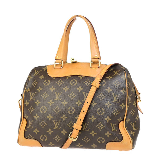 LOUIS VUITTON Retiro 2Way Hand Bag Monogram Leather BN Bordeaux M50056 29YG533