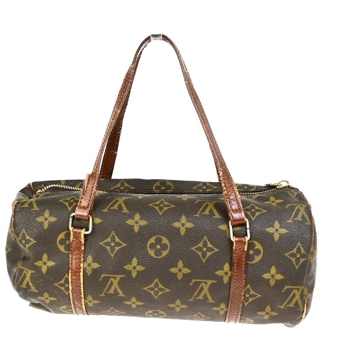 LOUIS VUITTON PAPILLON 26 Hand Bag Monogram Leather Brown France M51366 60FB201