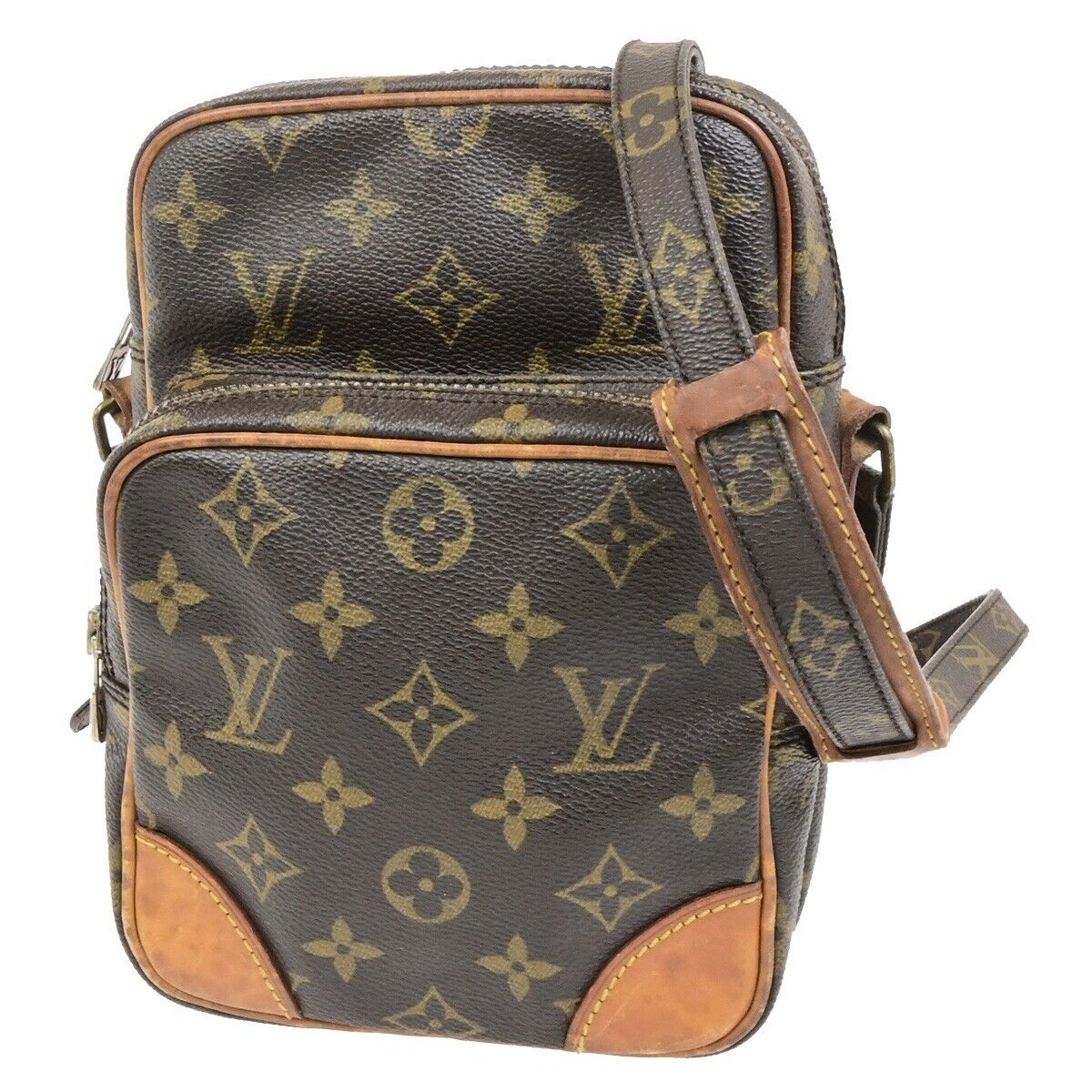 LOUIS VUITTON Amazon Crossbody Shoulder Bag Monogram Leather BN M45236 38FB362