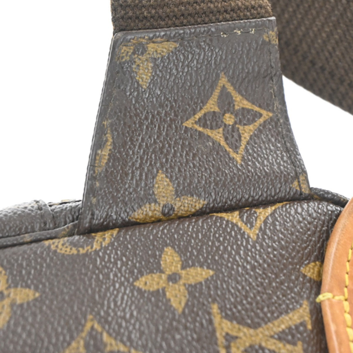 LOUIS VUITTON Bum Bag Bosphore Monogram Leather Canvas Brown M40108 70TA559