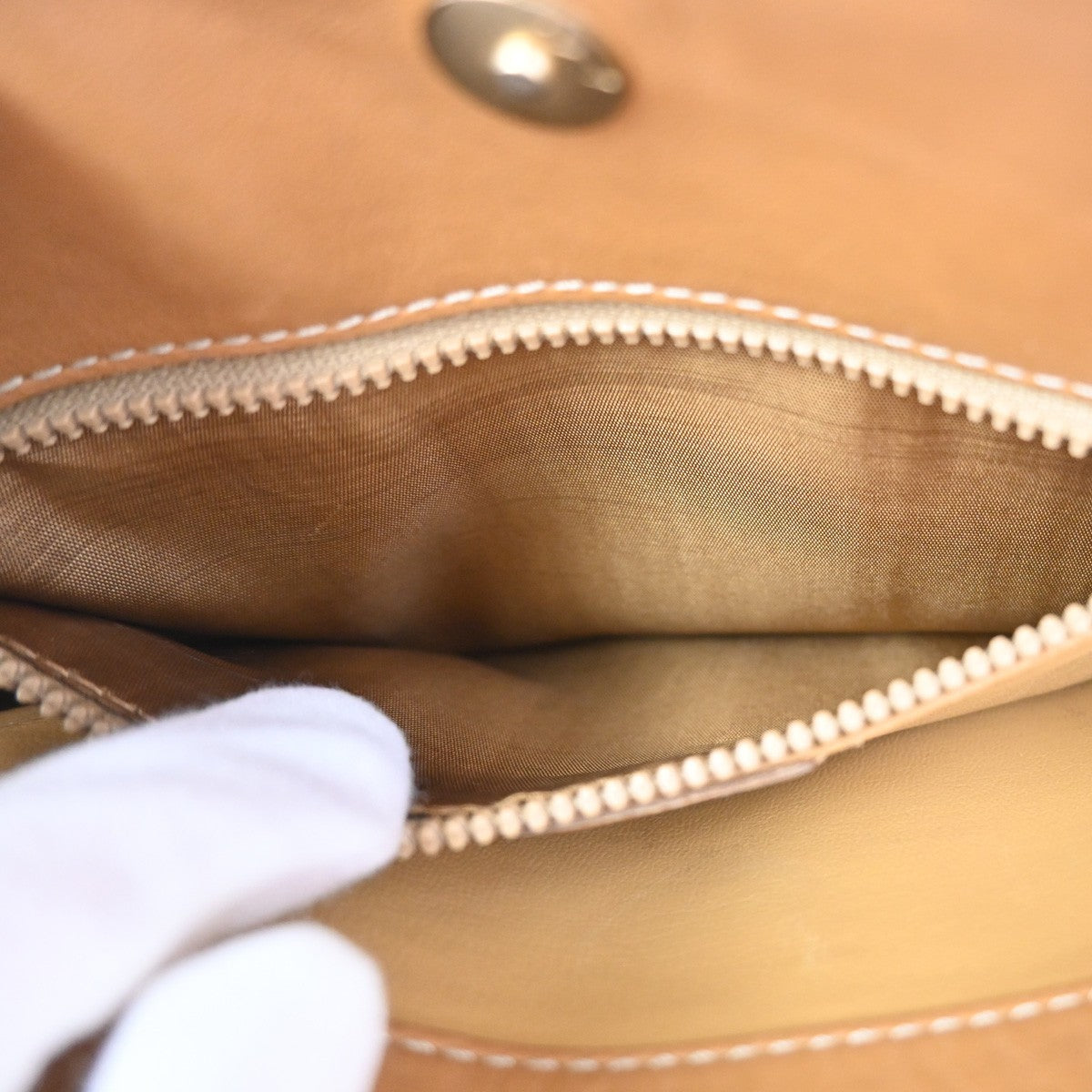 CELINE Macadam Pattern Crossbody Shoulder Bag PVC Leather Brown Italy  62KC868