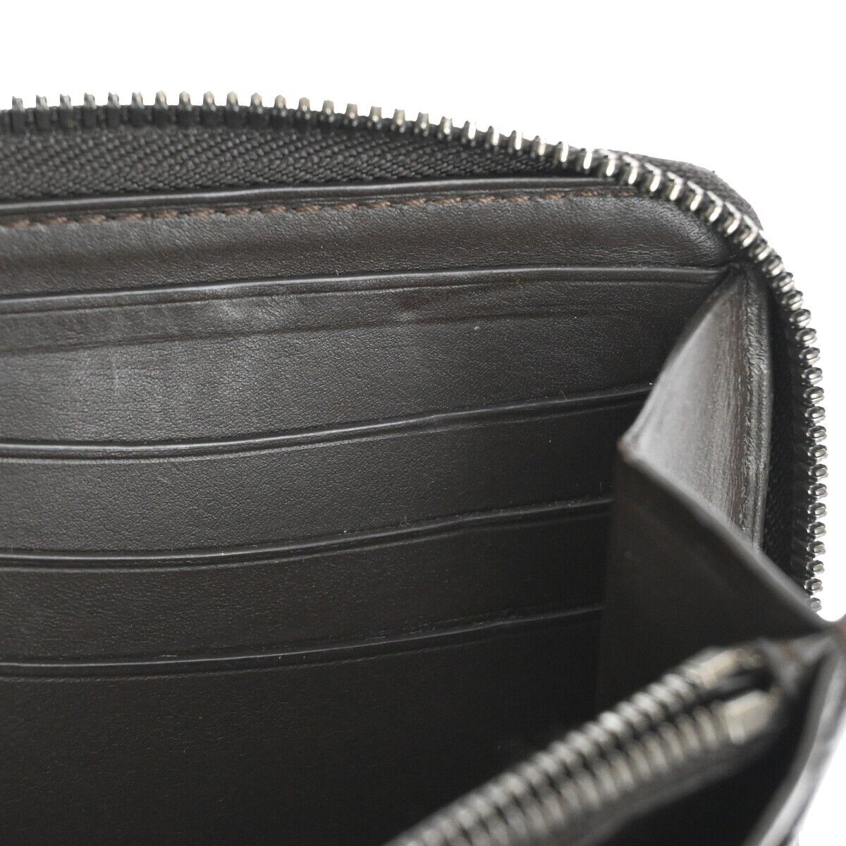 BERLUTI Logo Itauba Long Zip Around Wallet Scritto Leather Brown Italy 16RJ380