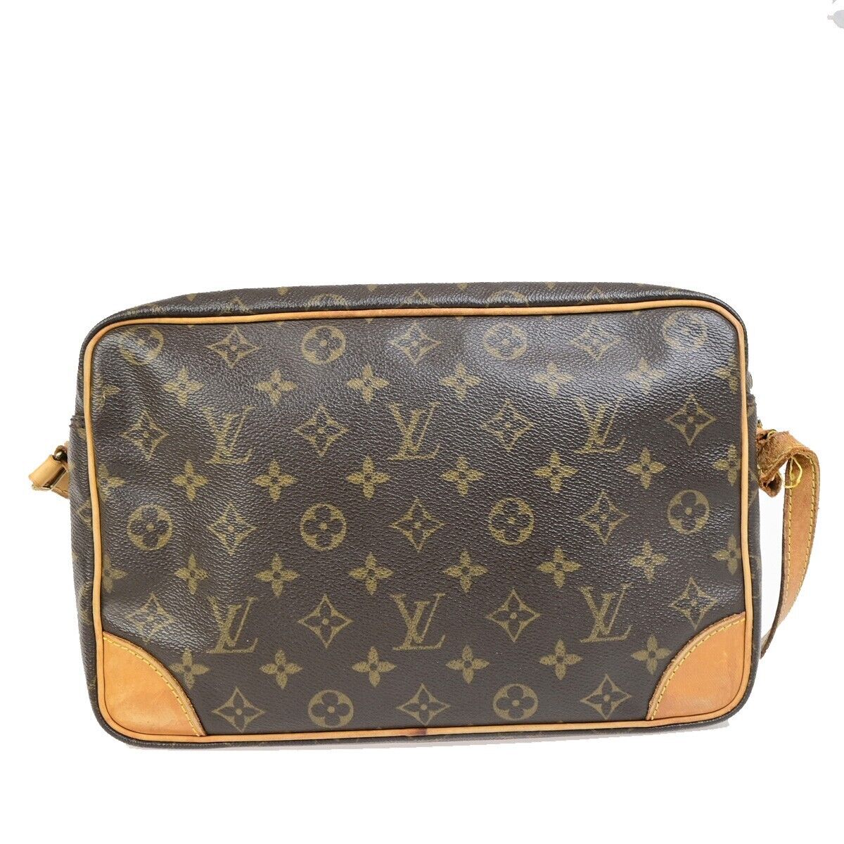 LOUIS VUITTON Trocadero 30 Shoulder Bag Monogram Leather Brown M51272 62EC882