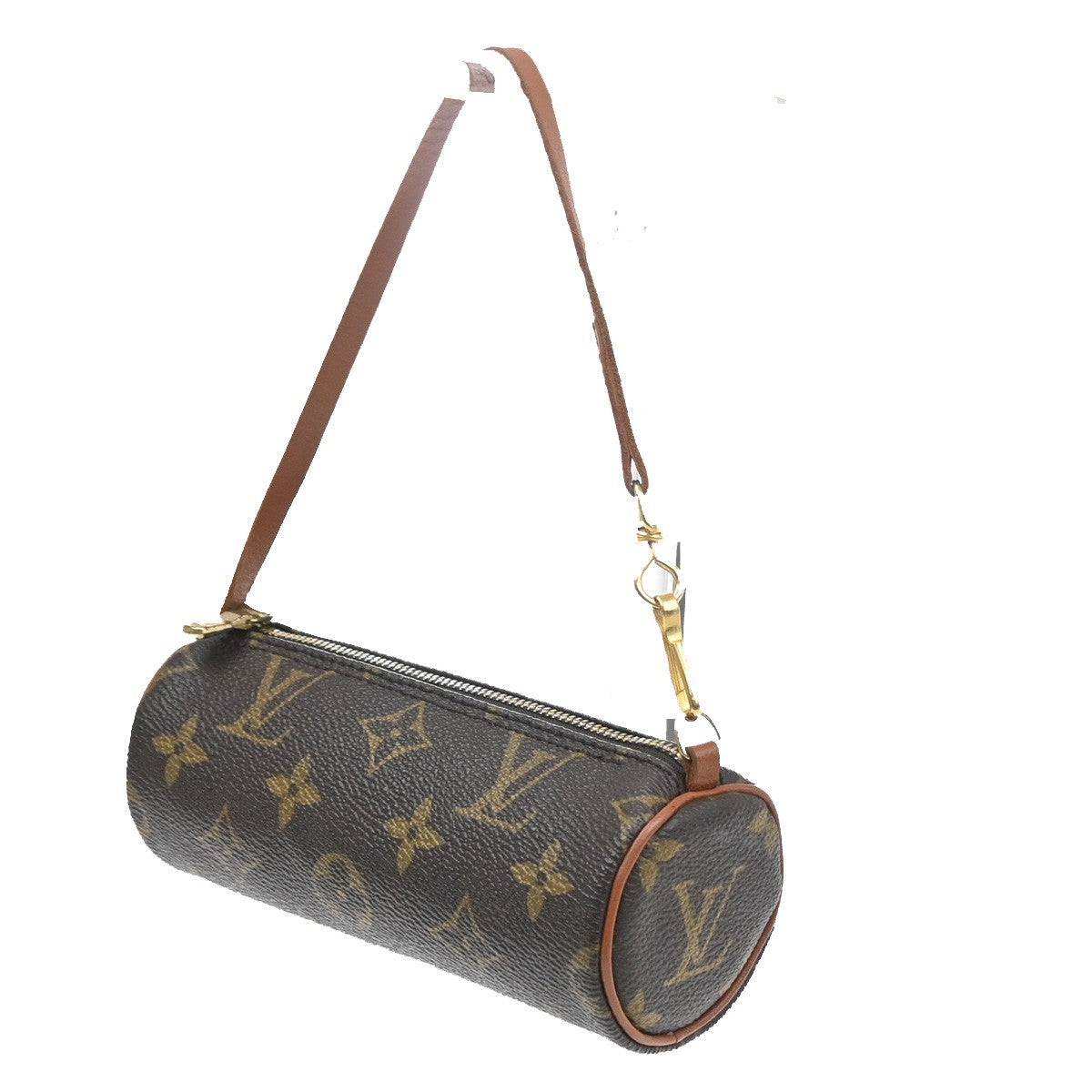 LOUIS VUITTON Mini Papillon Pouch Hand Bag Monogram Brown  M51380 66SA114
