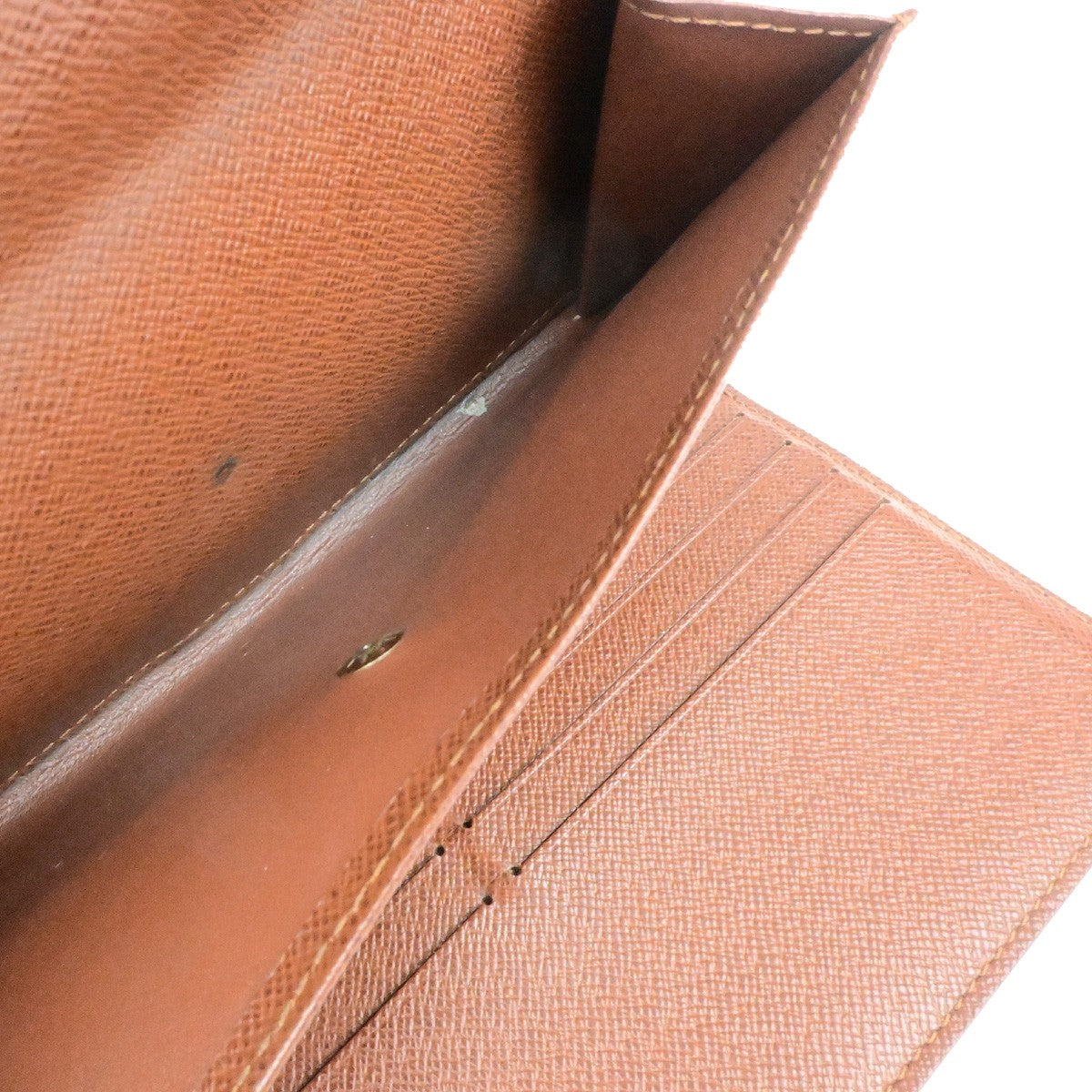 LOUIS VUITTON International Long Trifold Wallet Monogram Leather M61217 68YH185