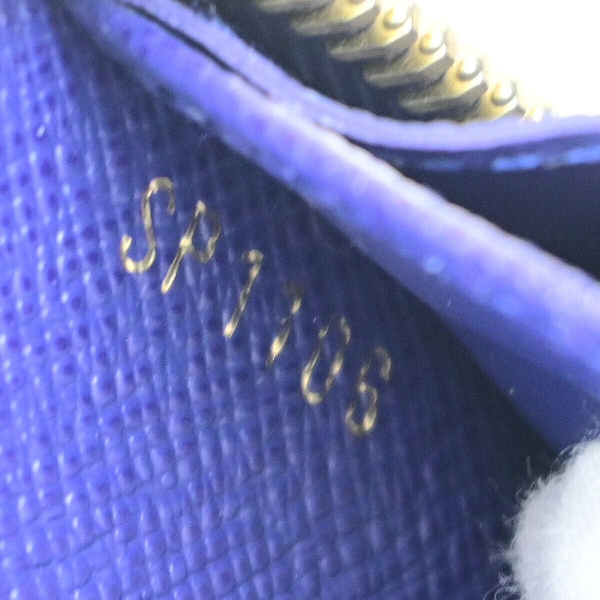 LOUIS VUITTON owl Night Bird Long Zippy Wallet Epi Leather Iris M42558 16RF193