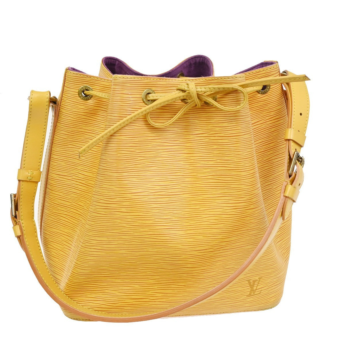 LOUIS VUITTON Petit Noe Drawstring Shoulder Bag Epi Leather YW M44107 80TA576