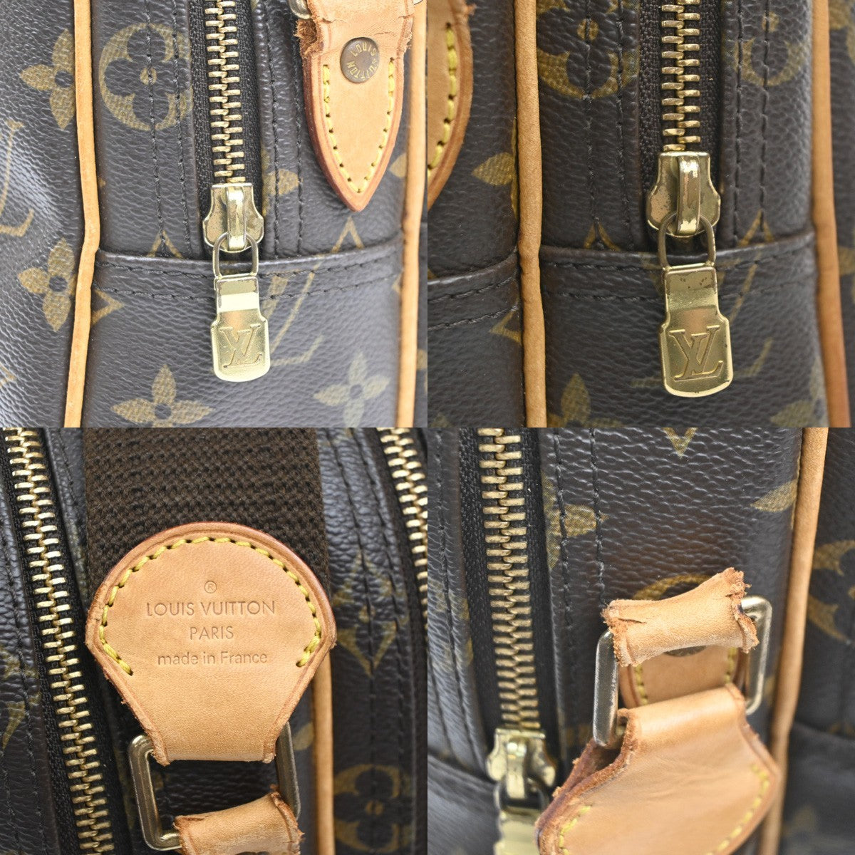 LOUIS VUITTON Reporter PM Crossbody Shoulder Bag Monogram Leather M45254 85KC862