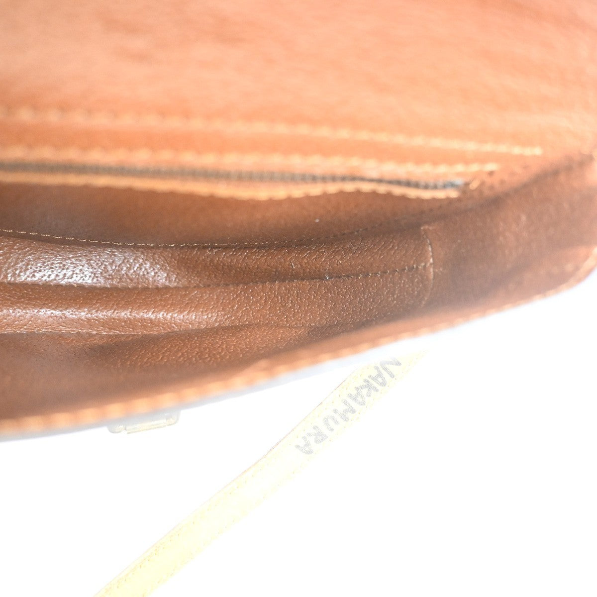 LOUIS VUITTON Chantilly PM Shoulder Bag Monogram Leather Brown M51234 65ZA166