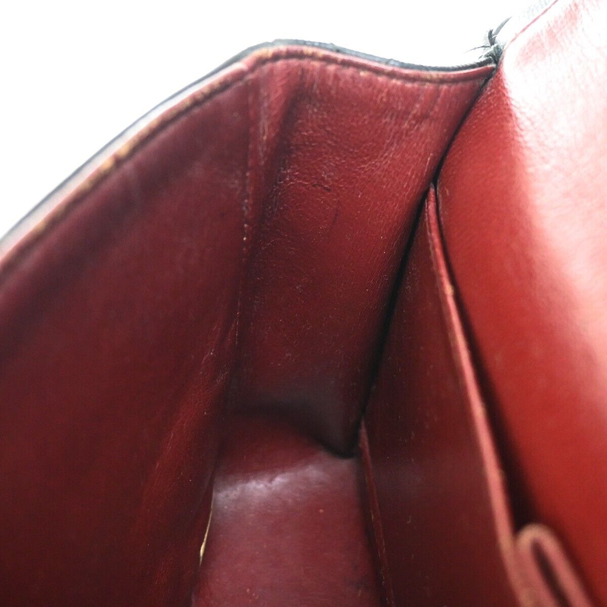 CHANEL CC Matelasse 25 Double Flap Chain Shoulder Bag Leather Black GHW 898RJ228