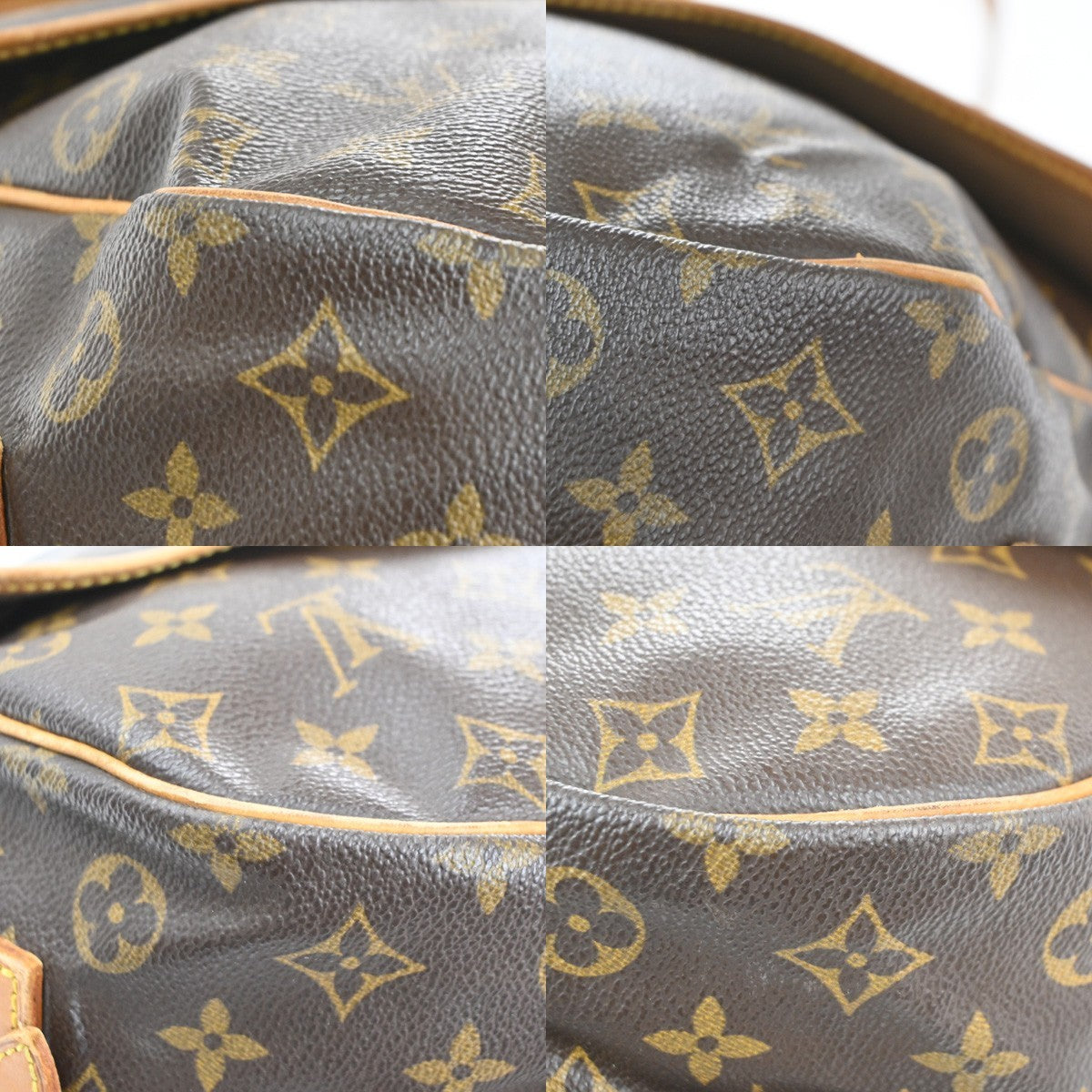 LOUIS VUITTON Saumur 35 Shoulder Bag Monogram Leather BN France M42254 82MA432