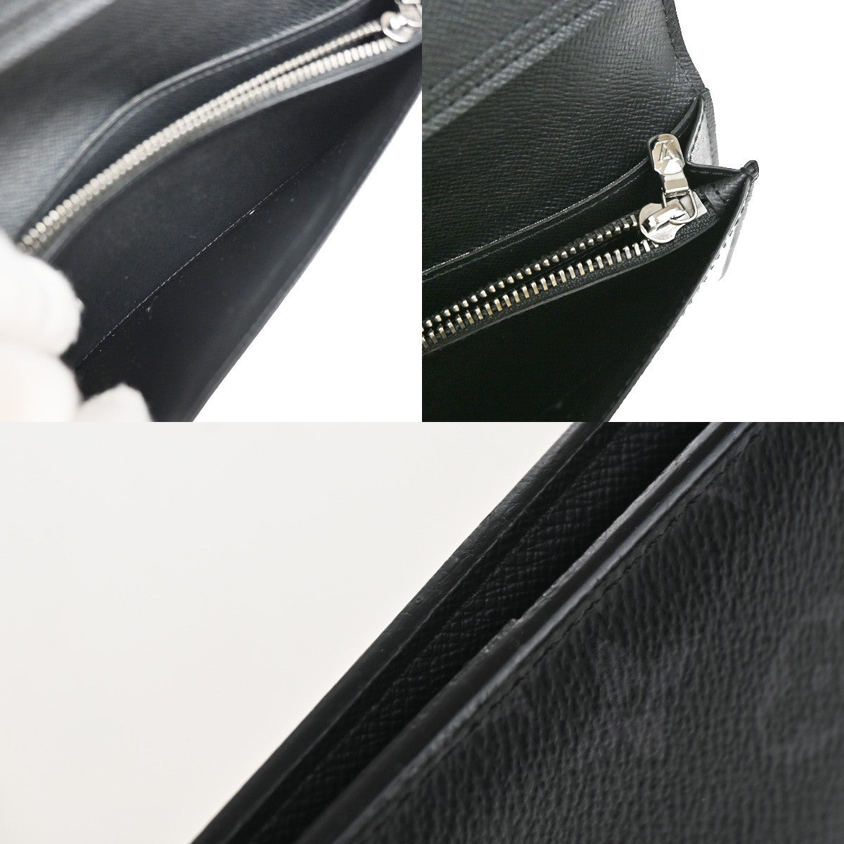 LOUIS VUITTON Portefeuille Brazza Long Wallet Monogram Eclipse BK M61697 70KP127