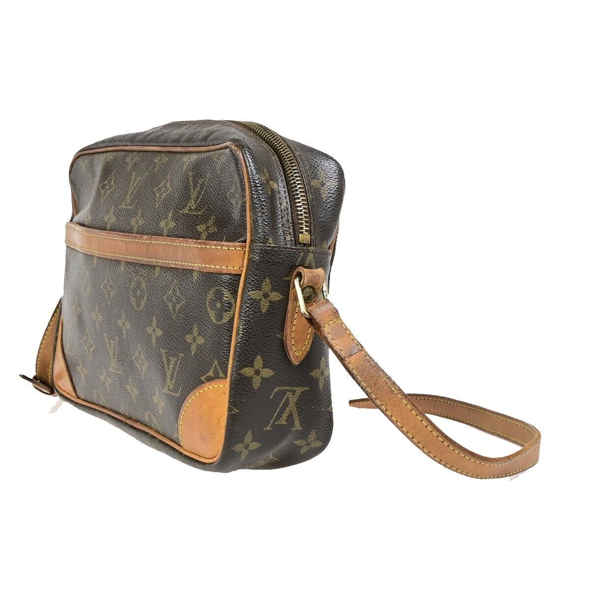 LOUIS VUITTON Trocadero 27 Shoulder Bag Monogram Leather Brown M51274 62EB651