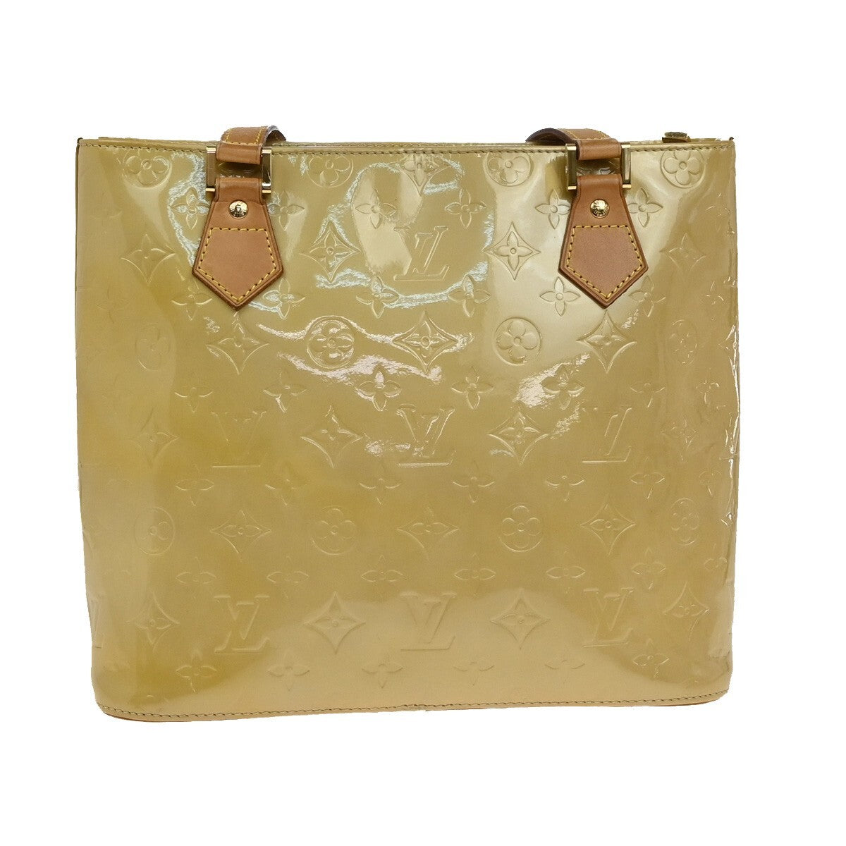 LOUIS VUITTON Houston Shoulder Bag Monogram Vernis Leather Yellow M91121 60EE174