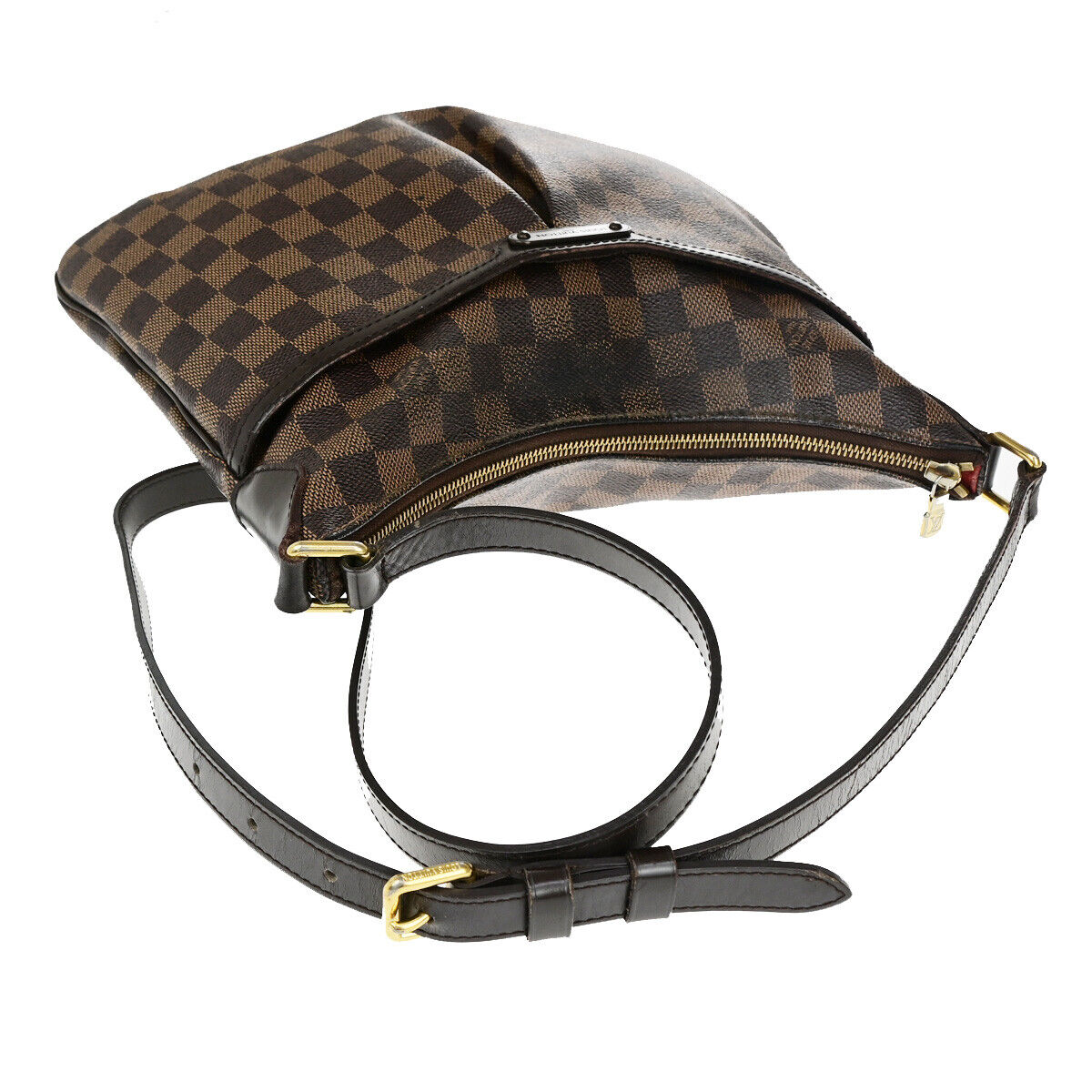 LOUIS VUITTON Bloomsbury PM Shoulder Bag Damier Leather Brown N42251 34YG545