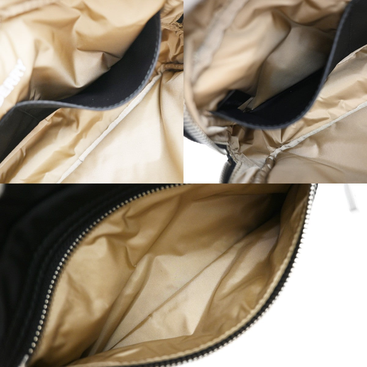 BURBERRY Logo Clutch Pouch Bag Nylon Black SHW 65RF576