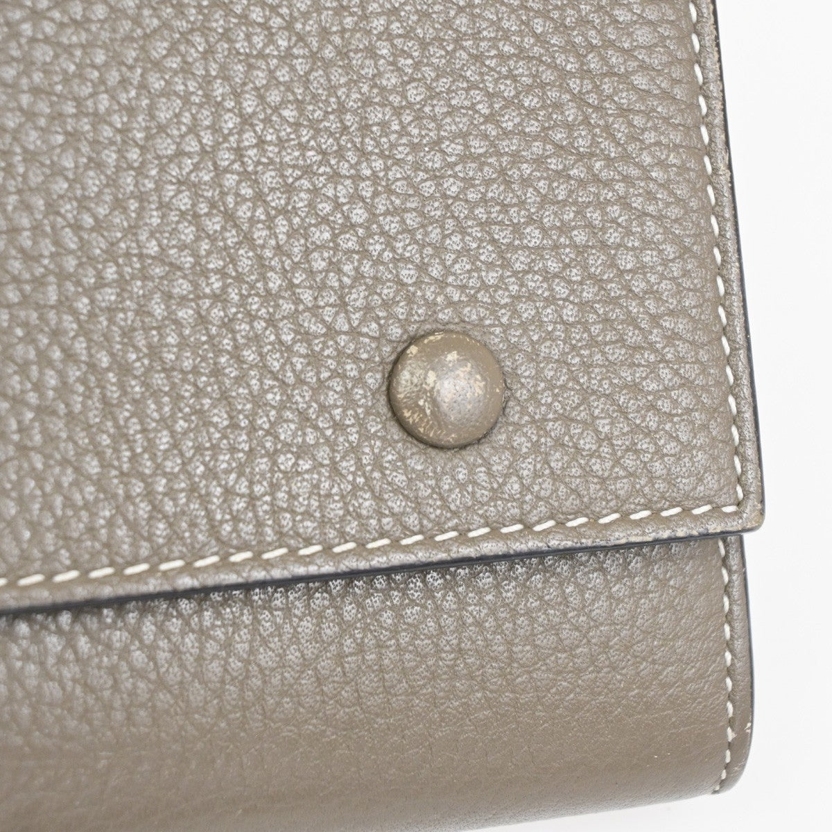 CELINE Logo Flap Multifunction Long Wallet Leather Brown SHW 04TA523