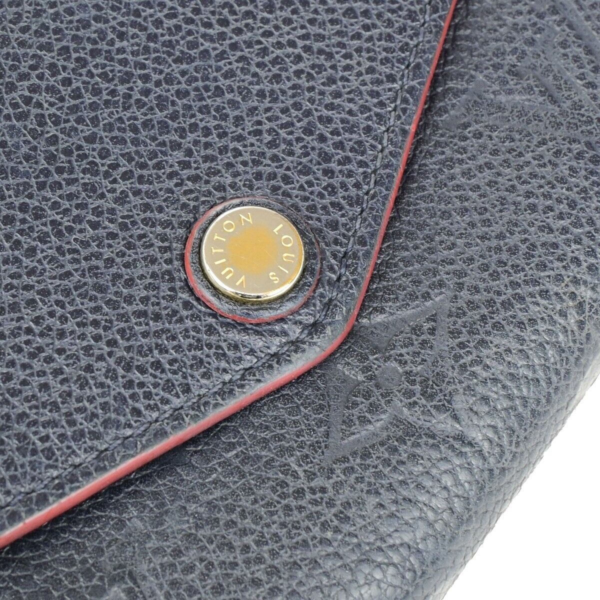 LOUIS VUITTON Portefeuille Sarah Wallet Monogram Empreinte Blue M62125 30YG536