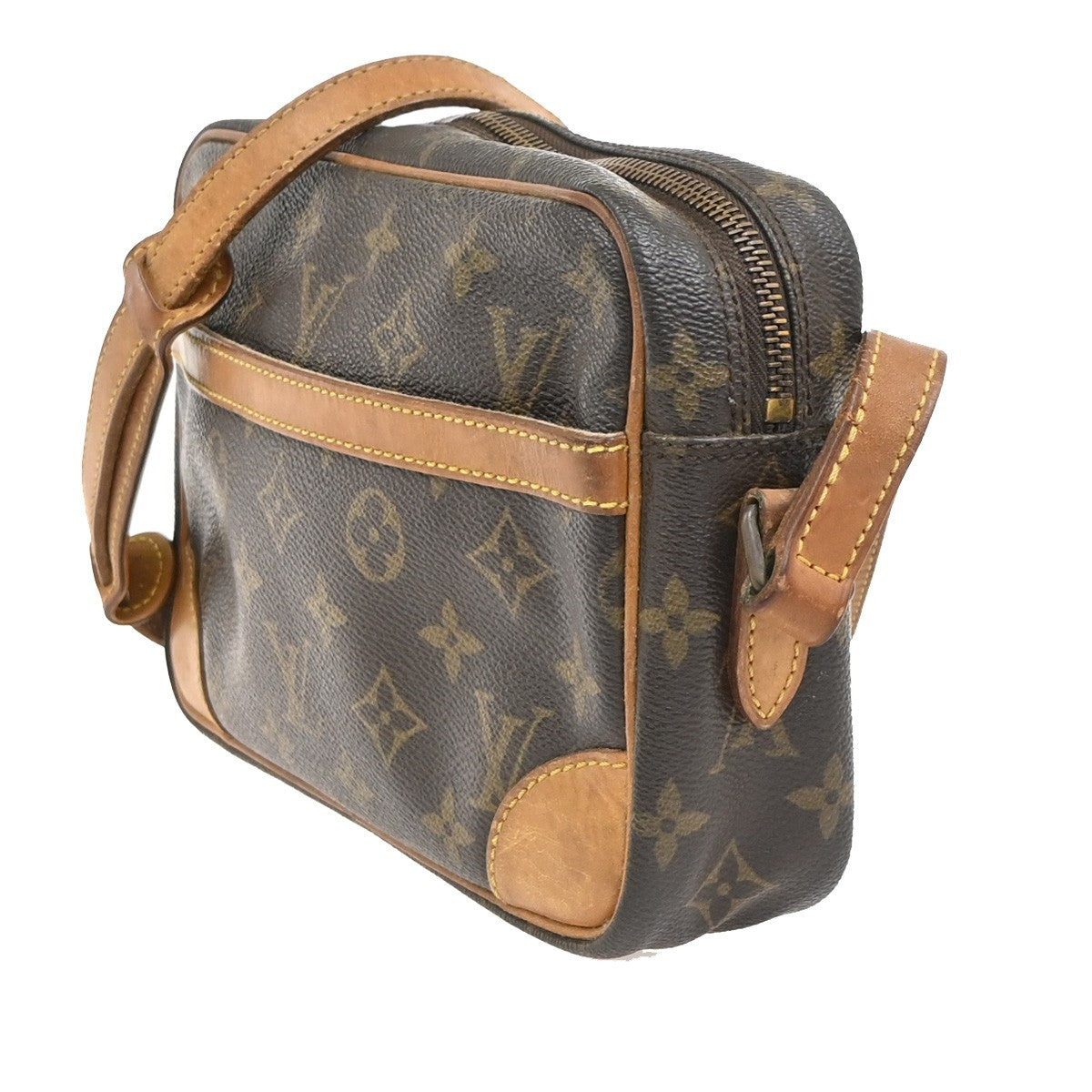 LOUIS VUITTON Trocadero 24 Shoulder Bag Monogram Leather Brown M51276 33PA083