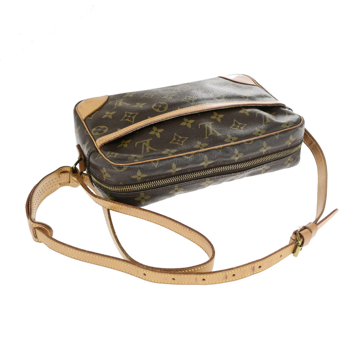 LOUIS VUITTON Trocadero 27 Shoulder Bag Monogram Leather Brown M51274 89YG521