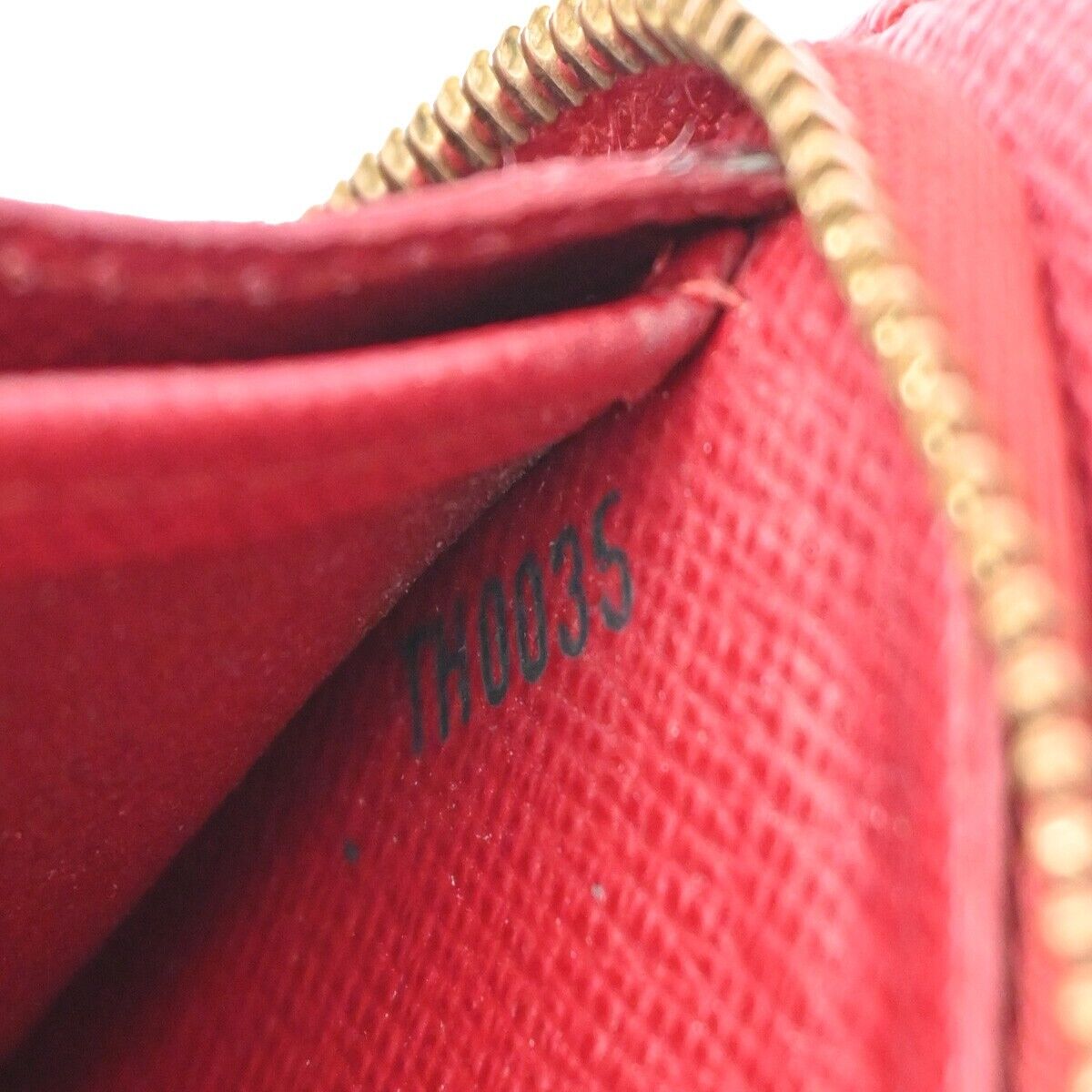 LOUIS VUITTON LV Zippy Long Wallet Purse Monogram Cherry Brown M95006 35FA453